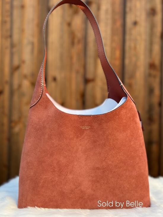 Coach Handbags - NWT Coach Suede Clay Brooklyn 34